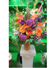 Tropical Arrangement with Hydrangea, Orchids and Anthirium- NOT AVAILABLE